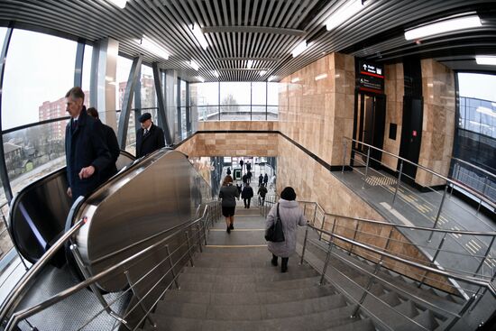 Открытие нового пересадочного узла МЦД "Победа"