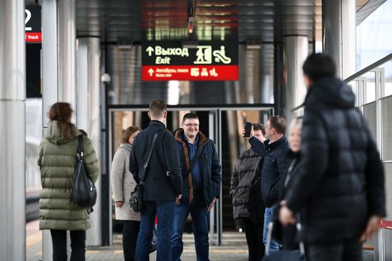 Открытие нового пересадочного узла МЦД "Победа"