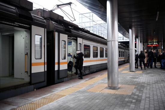 Открытие нового пересадочного узла МЦД "Победа"