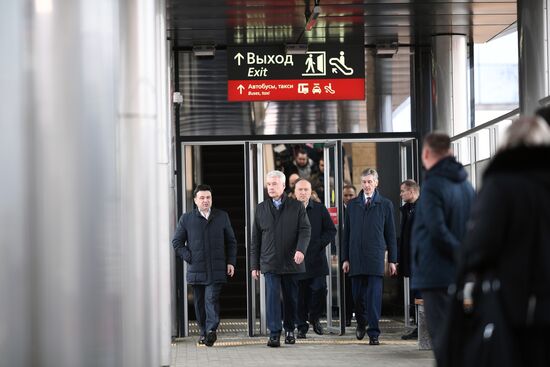 Открытие нового пересадочного узла МЦД "Победа"