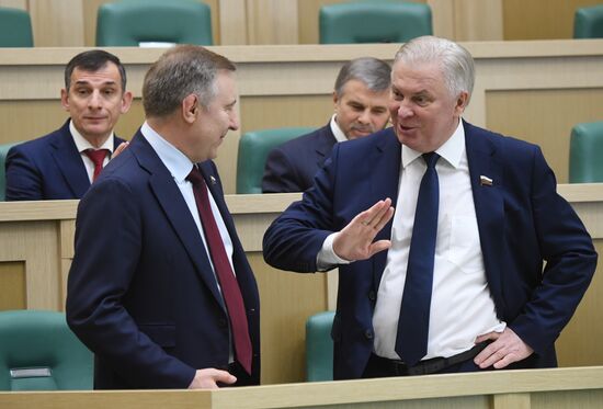 Заседание Совета Федерации РФ