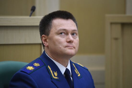 Заседание Совета Федерации РФ