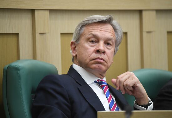 Заседание Совета Федерации РФ