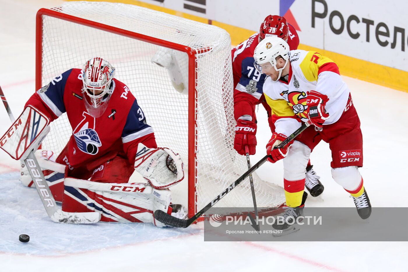 Хоккей. КХЛ. Матч "Локомотив" – "Йокерит"