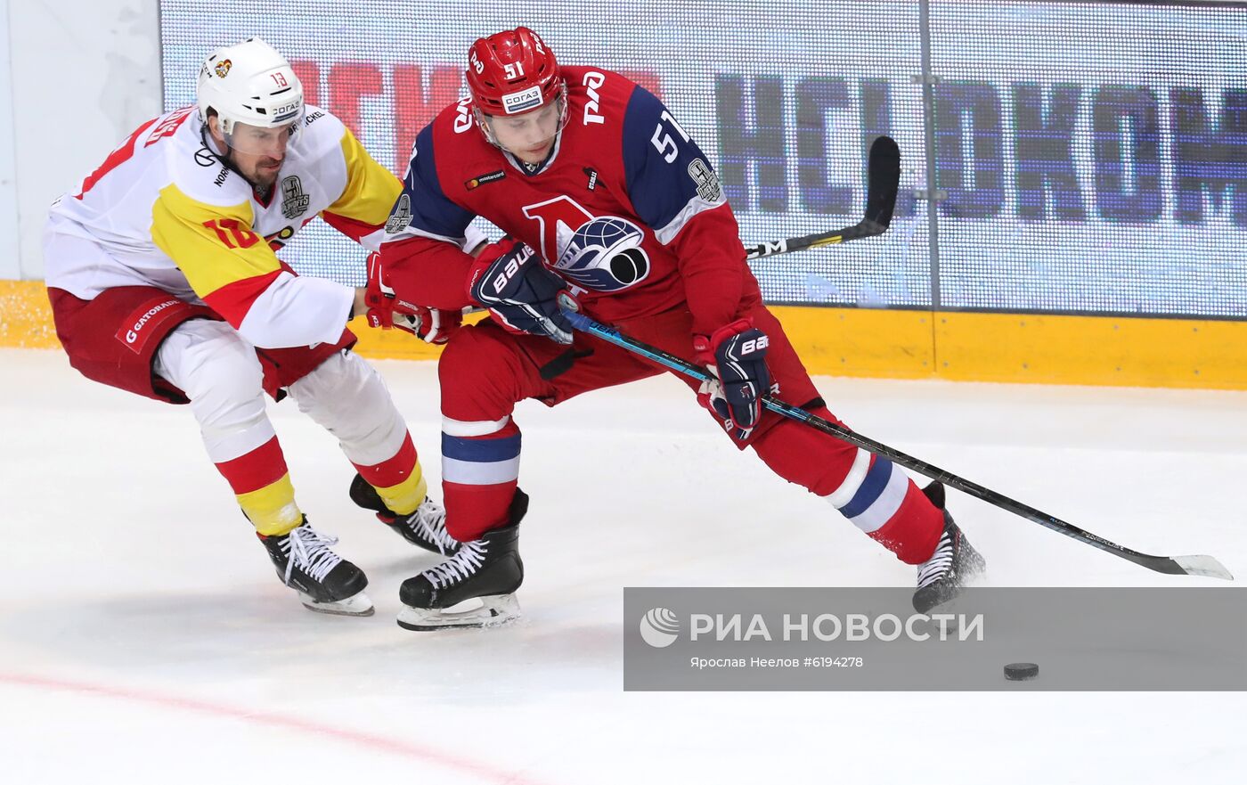 Хоккей. КХЛ. Матч "Локомотив" – "Йокерит"