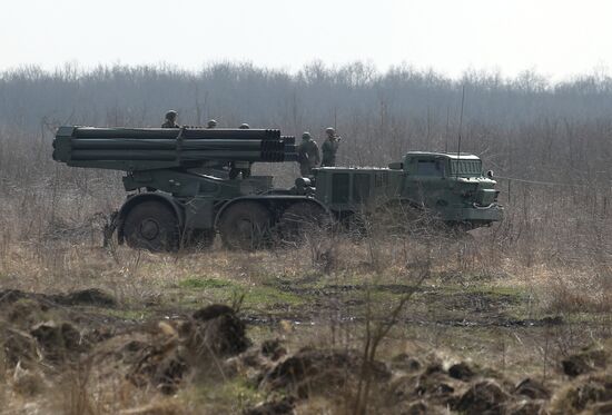 Военные учения в Краснодарском крае