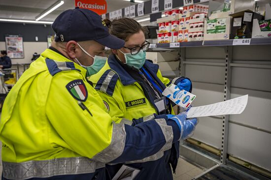 Ситуация в Италии в связи с коронавирусом
