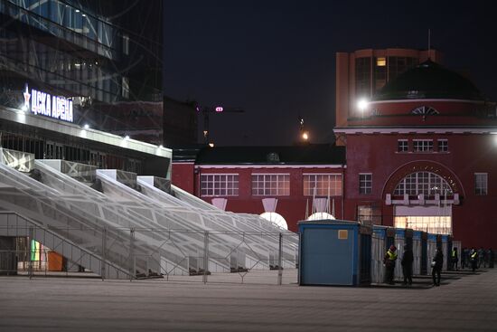 Хоккей. КХЛ. Матч "Спартак" – "Динамо" (Москва)