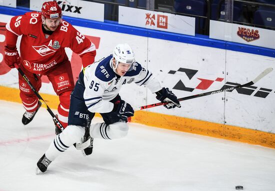 Хоккей. КХЛ. Матч "Спартак" – "Динамо" (Москва)