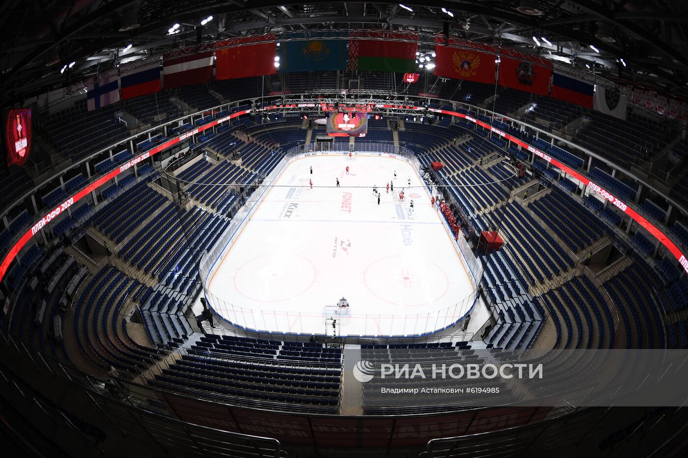 Хоккей. КХЛ. Матч "Спартак" – "Динамо" (Москва)