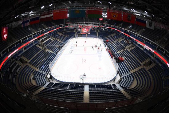 Хоккей. КХЛ. Матч "Спартак" – "Динамо" (Москва)