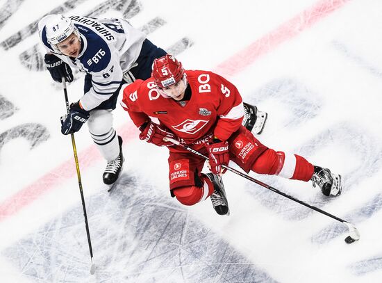 Хоккей. КХЛ. Матч "Спартак" – "Динамо" (Москва)