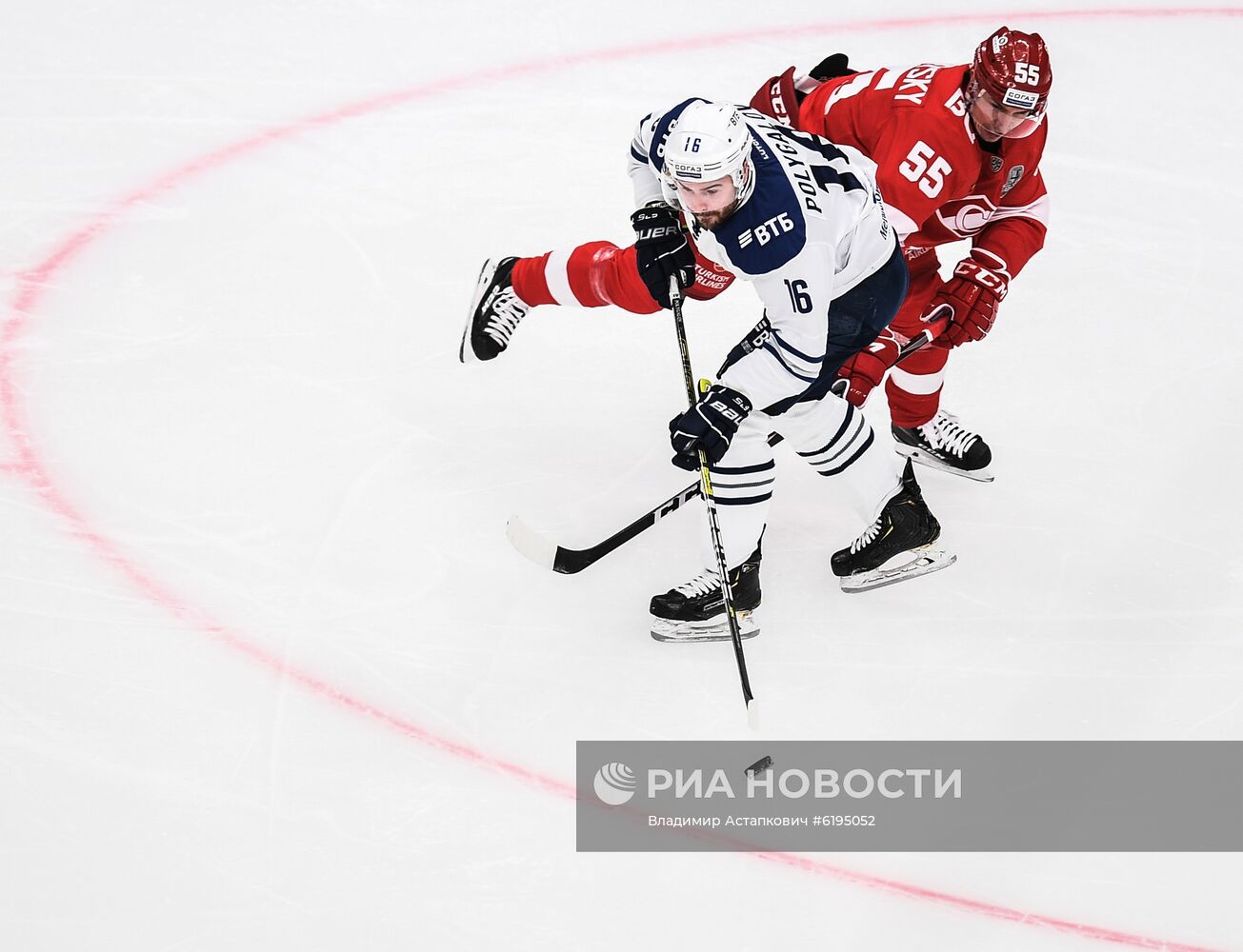 Хоккей. КХЛ. Матч "Спартак" – "Динамо" (Москва)