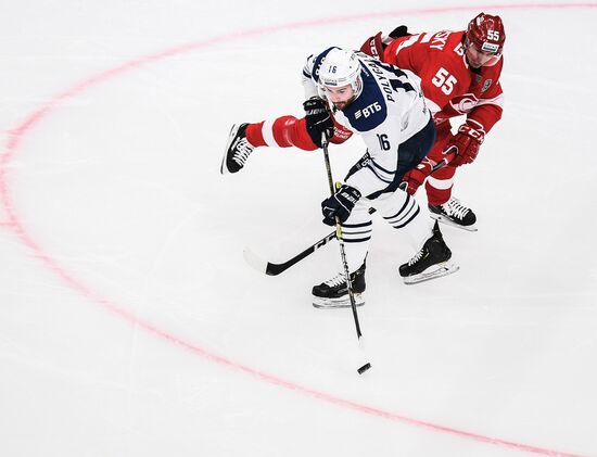 Хоккей. КХЛ. Матч "Спартак" – "Динамо" (Москва)