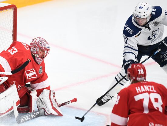 Хоккей. КХЛ. Матч "Спартак" – "Динамо" (Москва)