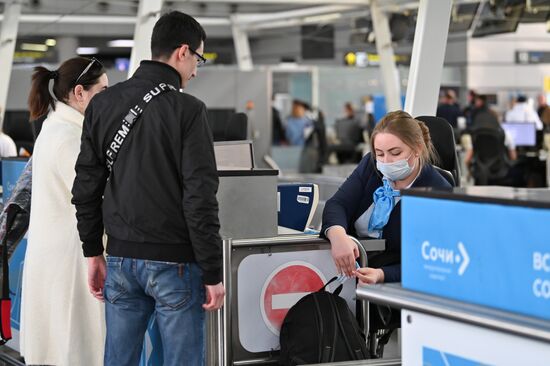 Санитарно-карантинный контроль в аэропорту Сочи