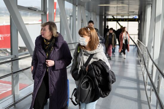 Санитарно-карантинный контроль в аэропорту Сочи