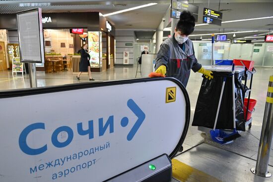 Санитарно-карантинный контроль в аэропорту Сочи