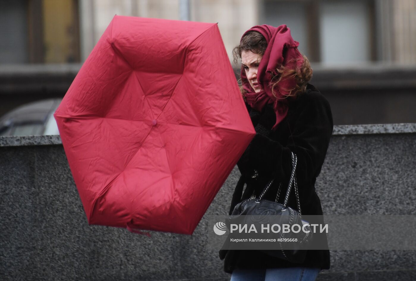 Ветреная погода в Москве