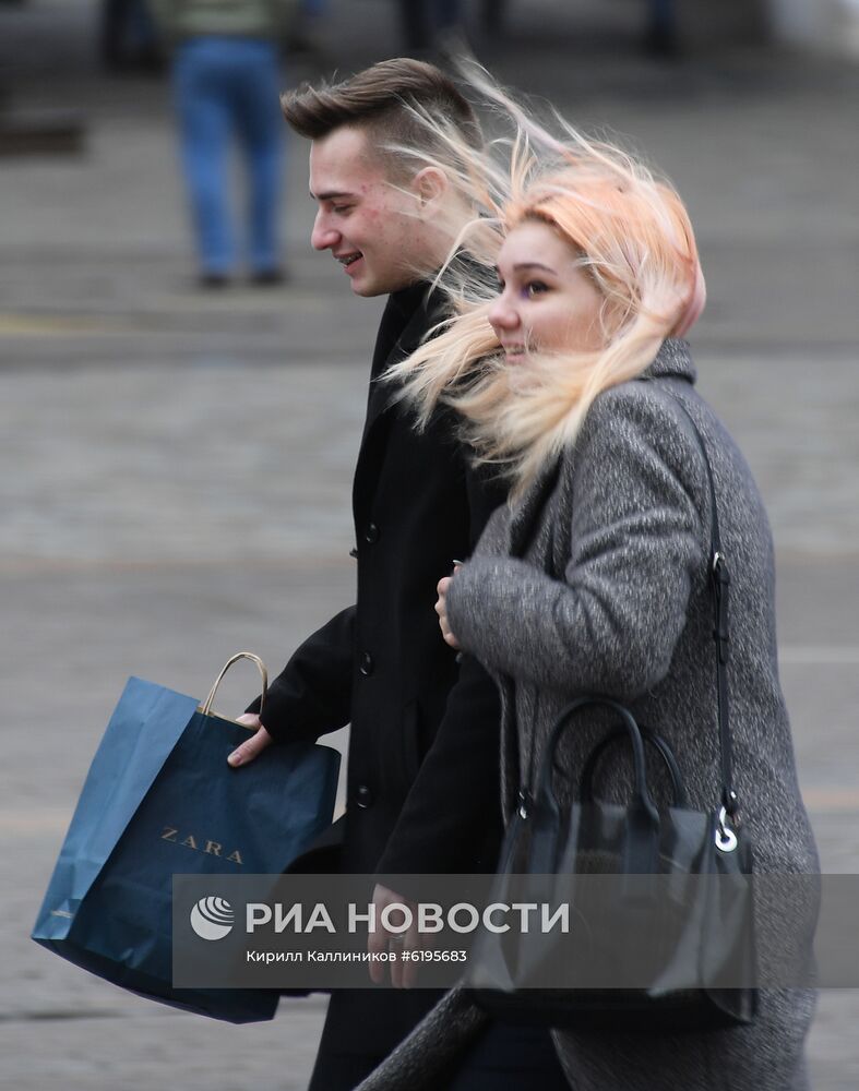 Ветреная погода в Москве