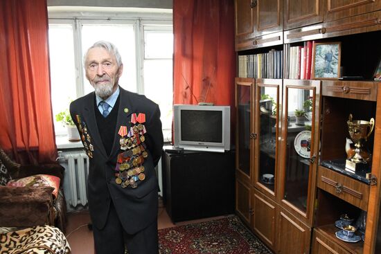 Ветеран Великой Отечественной войны С. М. Пономарев