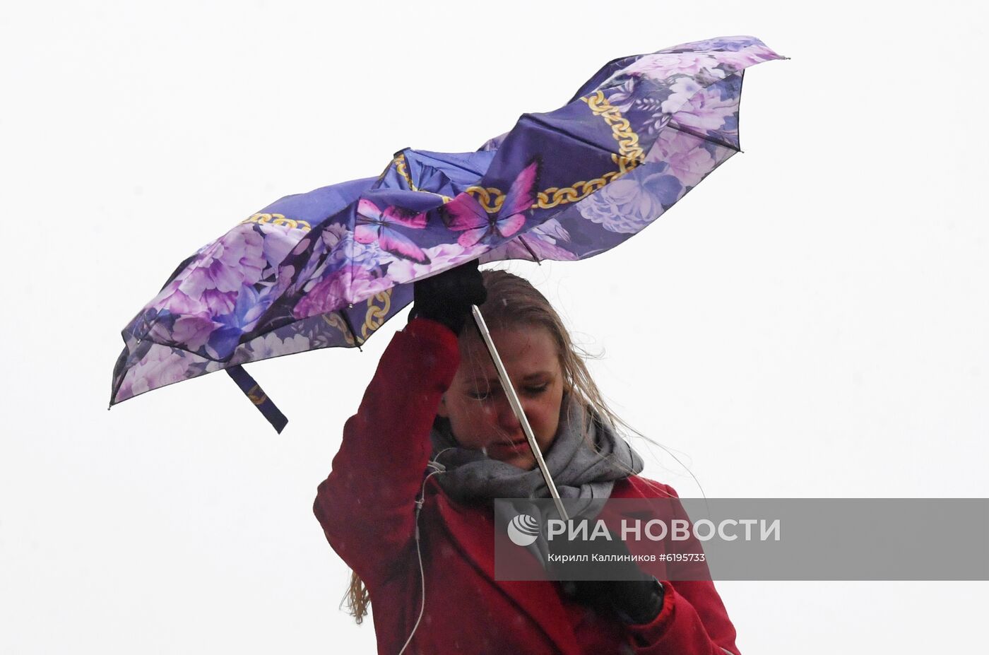 Ветреная погода в Москве