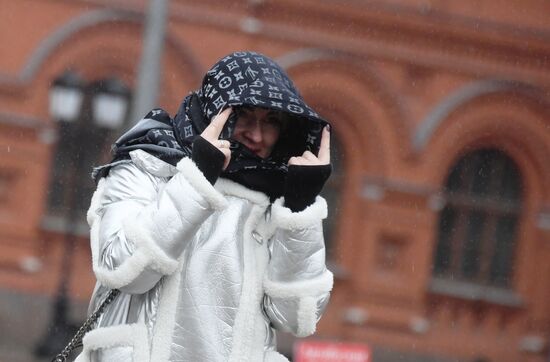 Ветреная погода в Москве