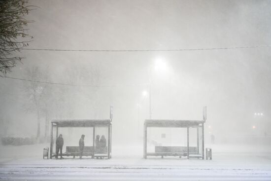 Снег в Москве и Подмосковье