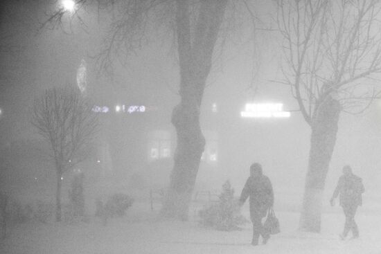 Снег в Москве и Подмосковье