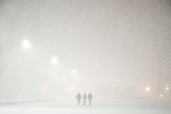 Снег в Москве и Подмосковье