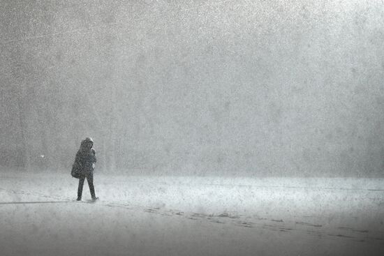 Снег в Москве и Подмосковье