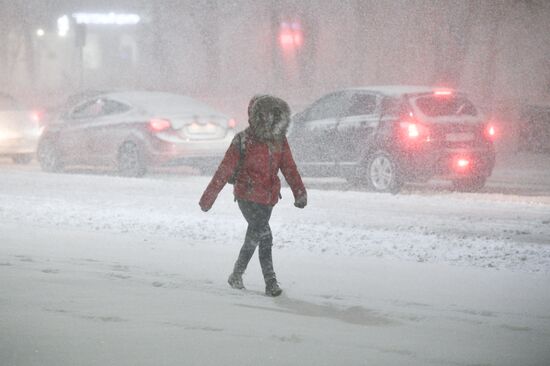 Снег в Москве и Подмосковье