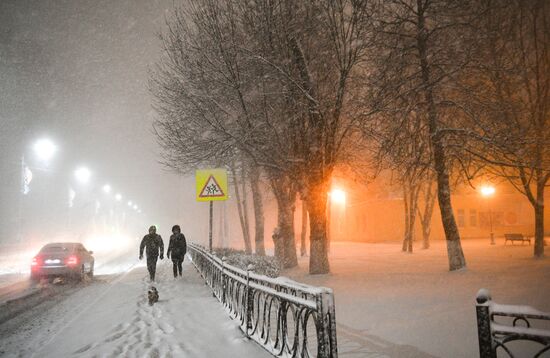 Снег в Москве и Подмосковье