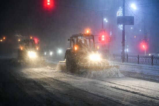 Снег в Москве и Подмосковье