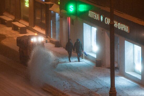 Снег в Москве и Подмосковье