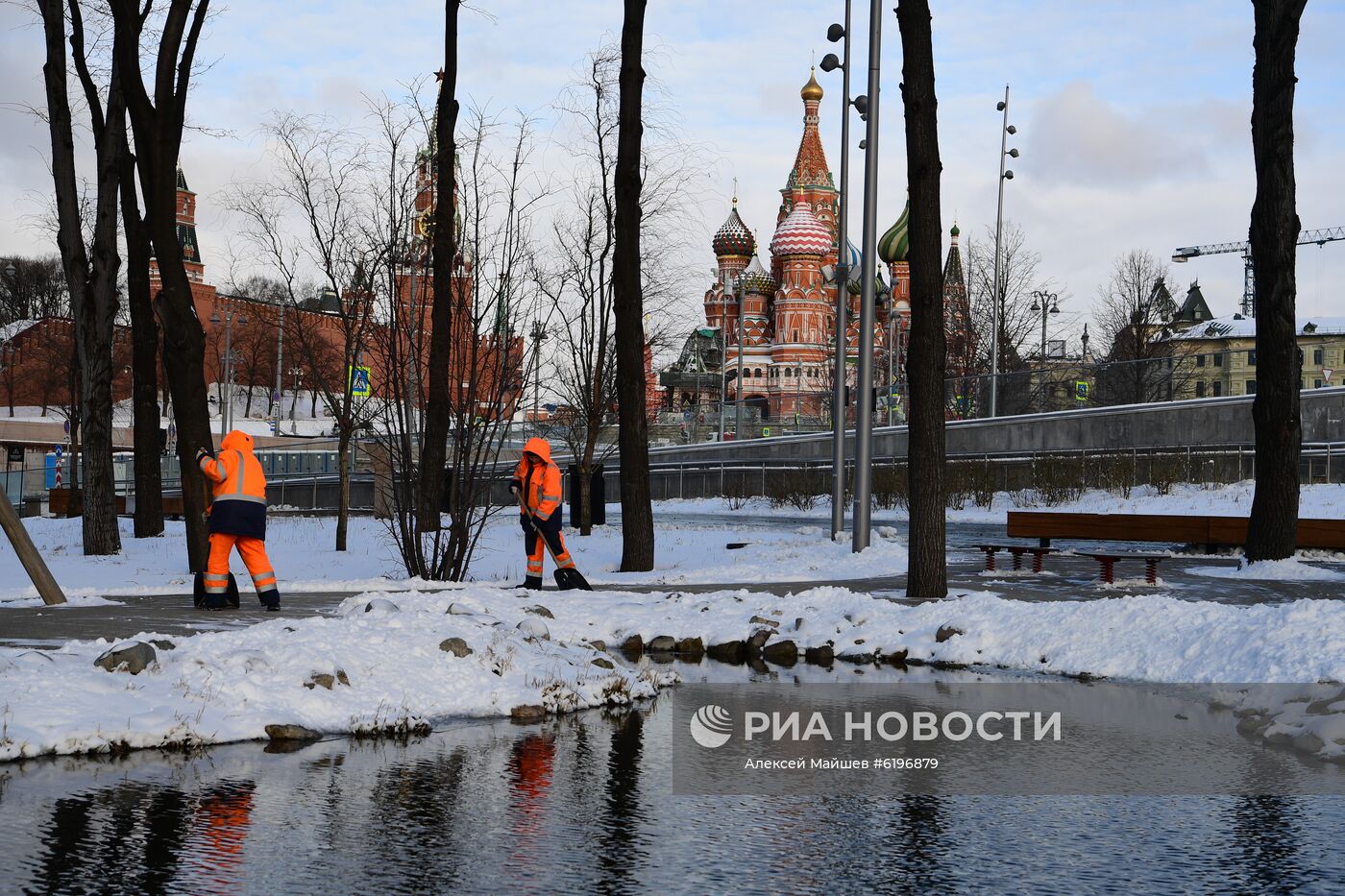 Снег в Москве и Подмосковье