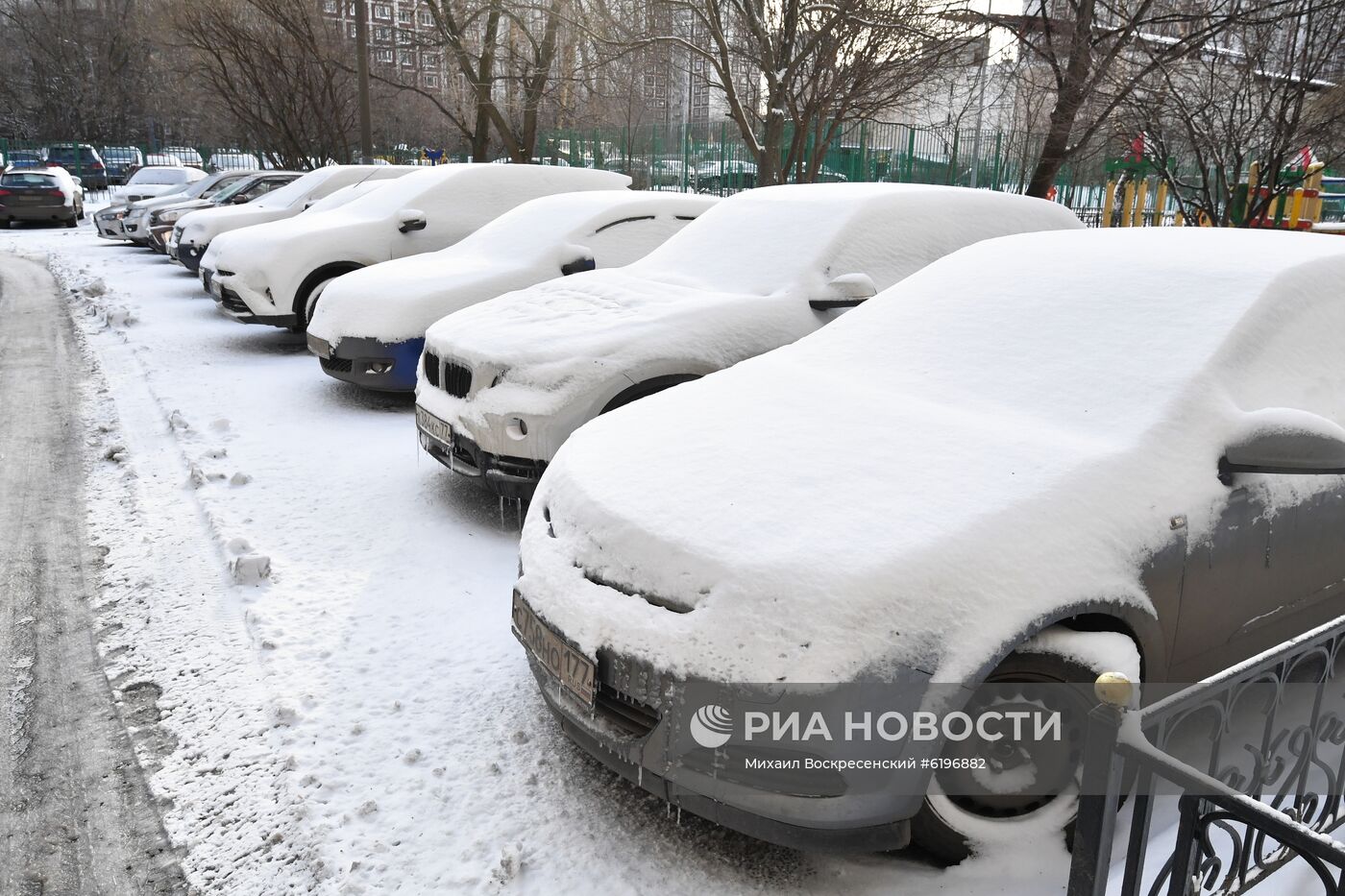 Снег в Москве и Подмосковье