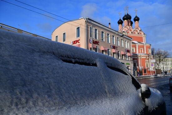 Снег в Москве и Подмосковье