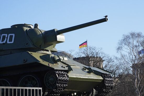 Мемориал павшим советским воинам в Тиргартене