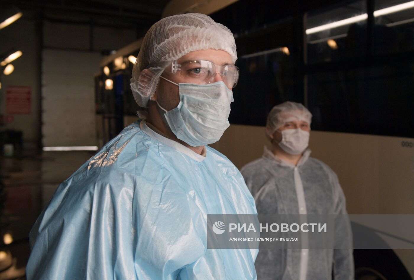 Санитарная обработка общественного транспорта в Санкт-Петербурге