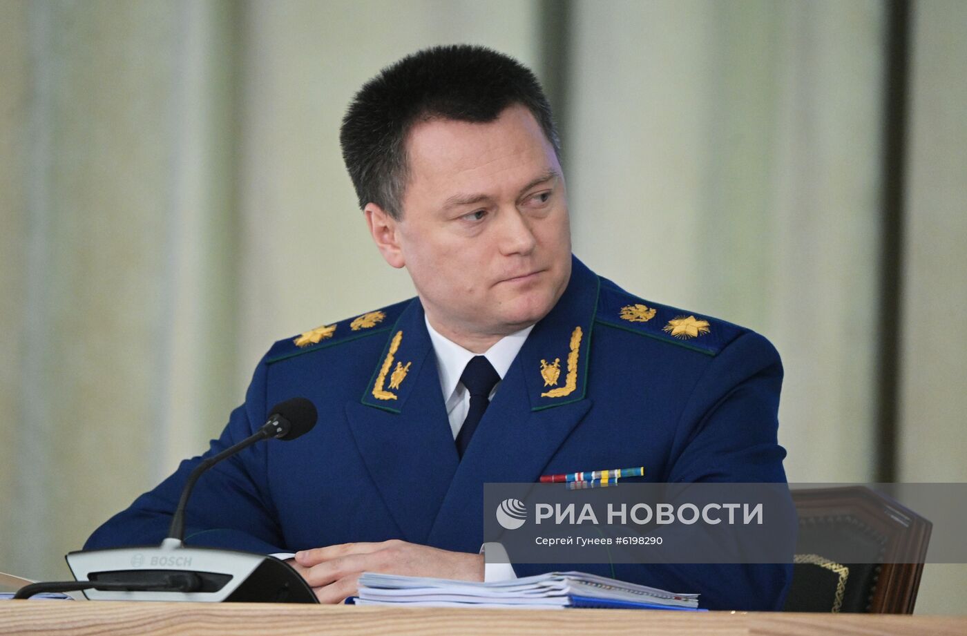 Президент РФ В. Путин принял участие в расширенном заседании коллегии Генпрокуратуры РФ