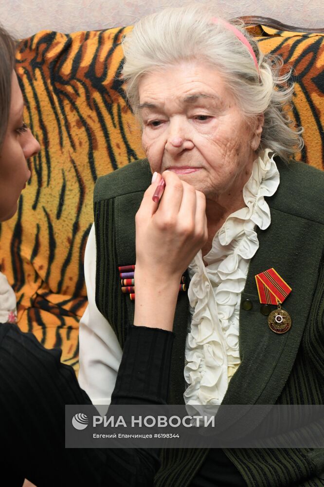 Ветеран Великой Отечественной войны А. П. Фадеева