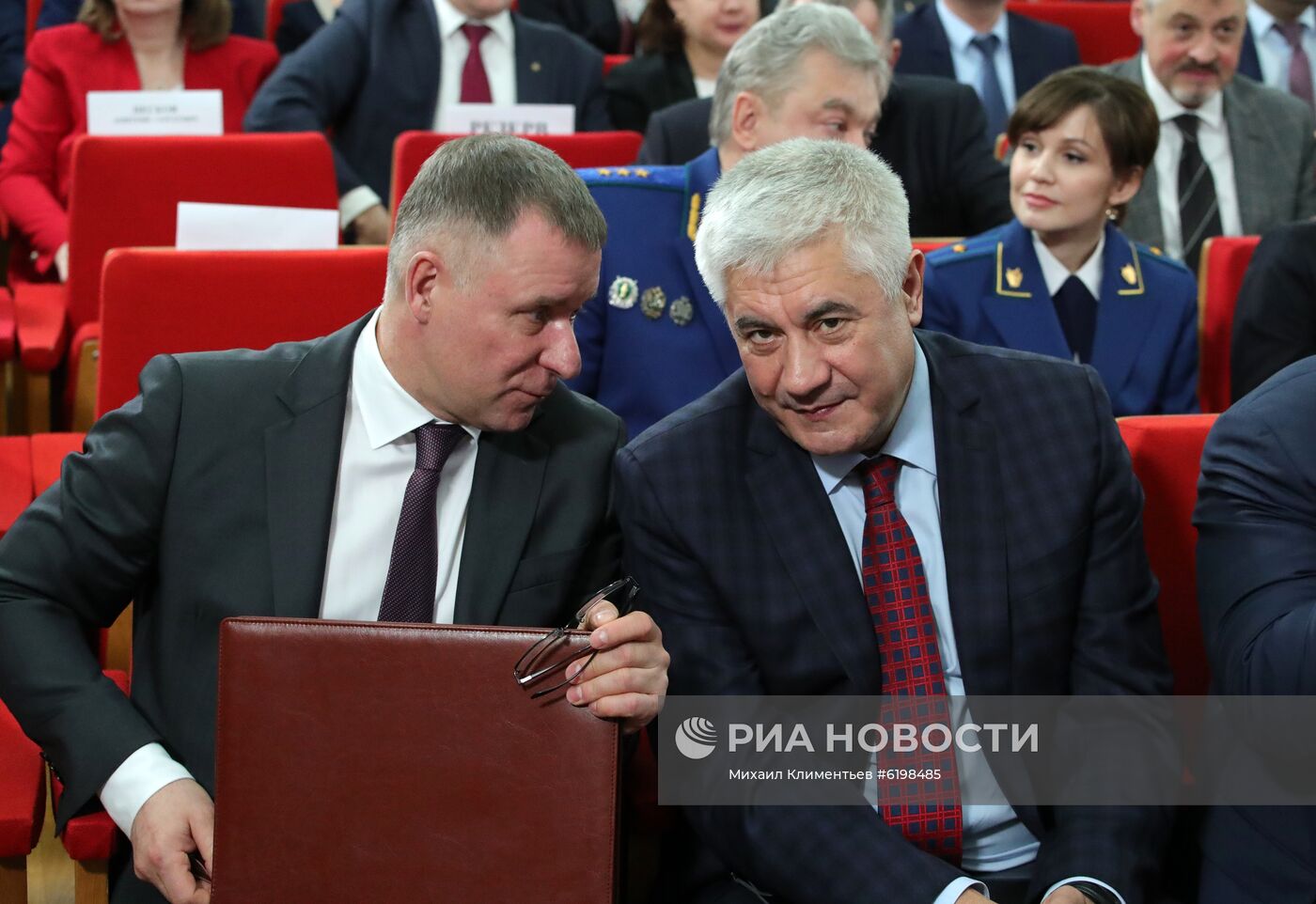 Президент РФ В. Путин принял участие в расширенном заседании коллегии Генпрокуратуры РФ