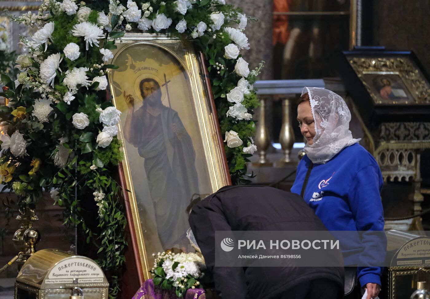 Мощи Иоанна Крестителя выставлены в Казанском соборе Санкт-Петербурга
