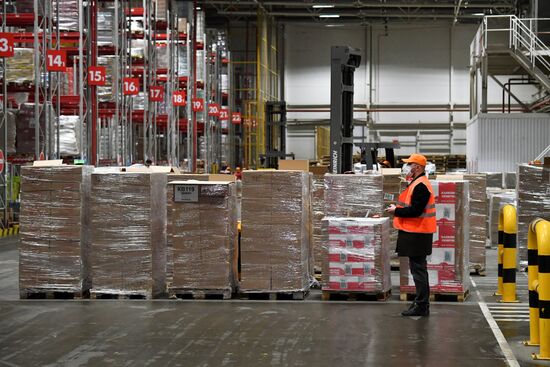 Распределительный центр компании X5 Retail Group в Подмосковье