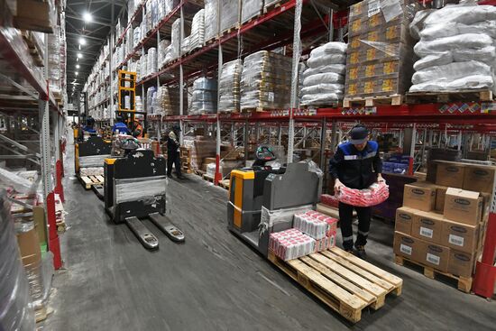 Распределительный центр компании X5 Retail Group в Подмосковье