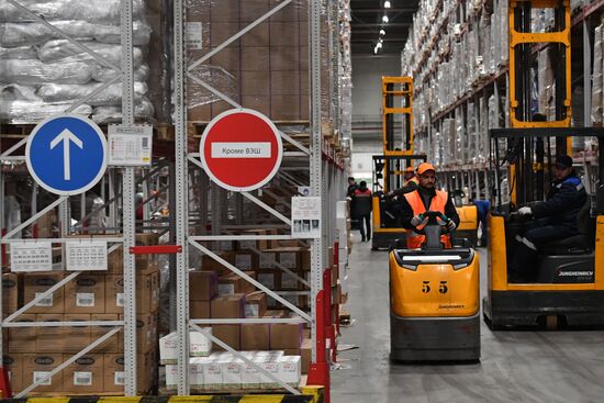 Распределительный центр компании X5 Retail Group в Подмосковье