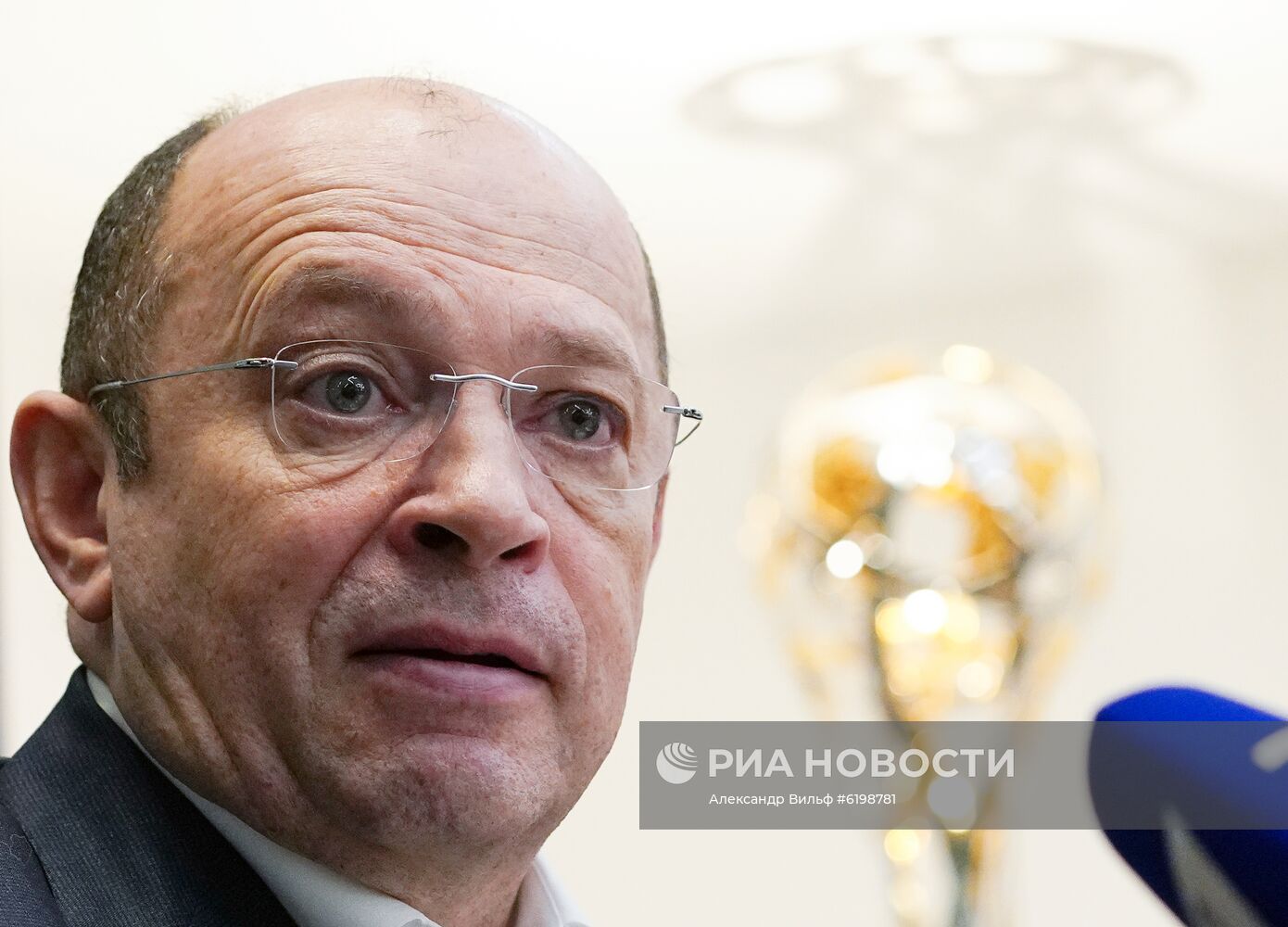 Пресс-конференция президента РПЛ С. Прядкина