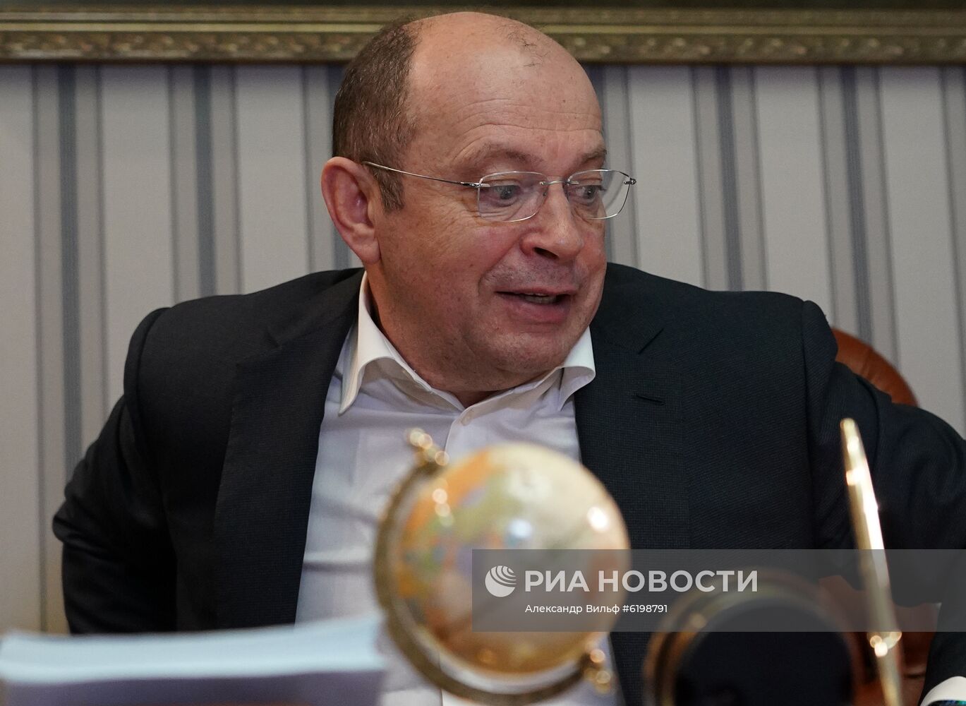 Пресс-конференция президента РПЛ С. Прядкина