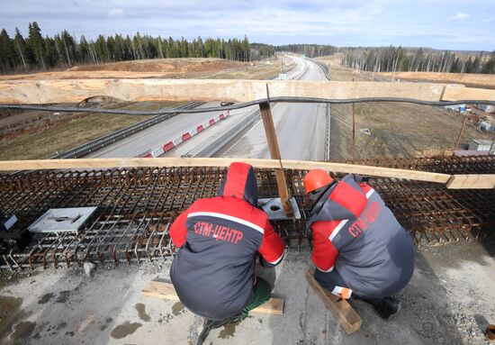 Строительство участков пусковых комплексов ЦКАД-3 и ЦКАД-5